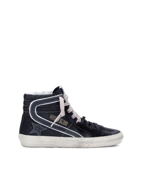 Slide high-top sneakers