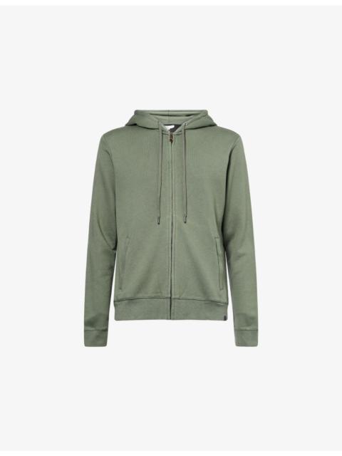 Quinn Zip-Through Cotton-Modal Jersey Hoody