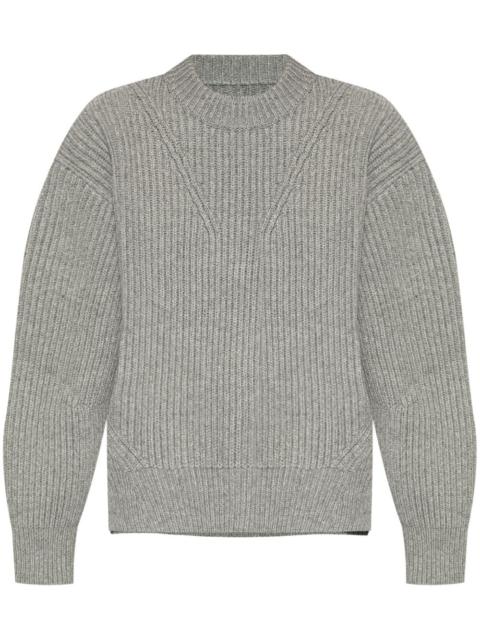 crew-neck wool jumper