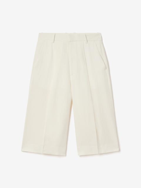 Relaxed Linen Shorts