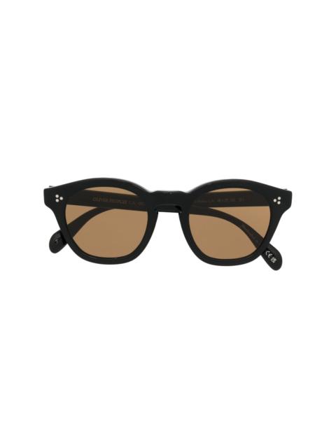 Lewen round-frame sunglasses