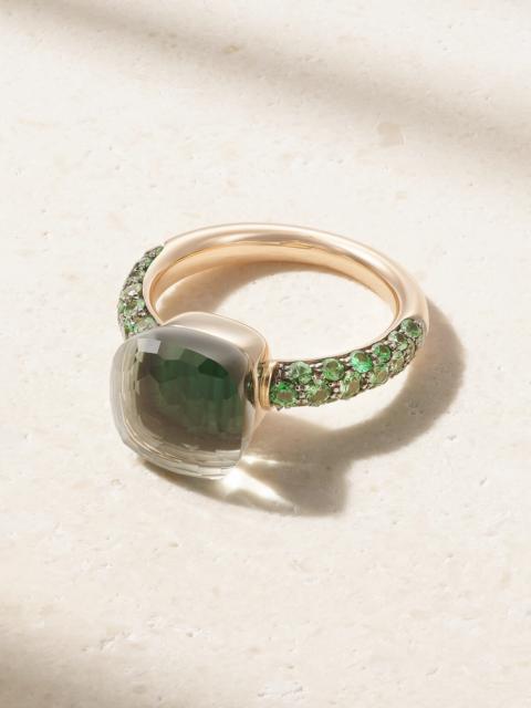 Nudo 18-karat Rose And White Gold Multistone Ring