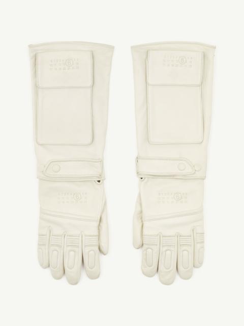 MM6 x Agnelle Leather Gloves