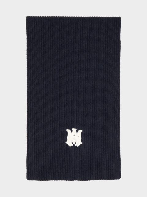Men's MA Ribbed Wool Scarf