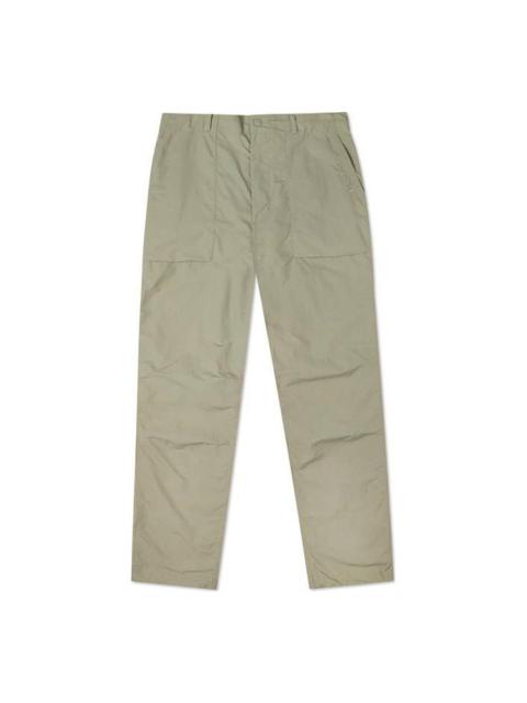 Men's Converse Solid Color Woven Straight-Leg Casual Pants/Trousers light grey Green 10021100-A04