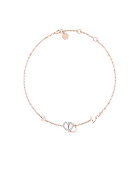 rocked hearts necklace