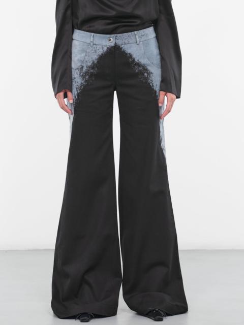 Felted Flared Pants