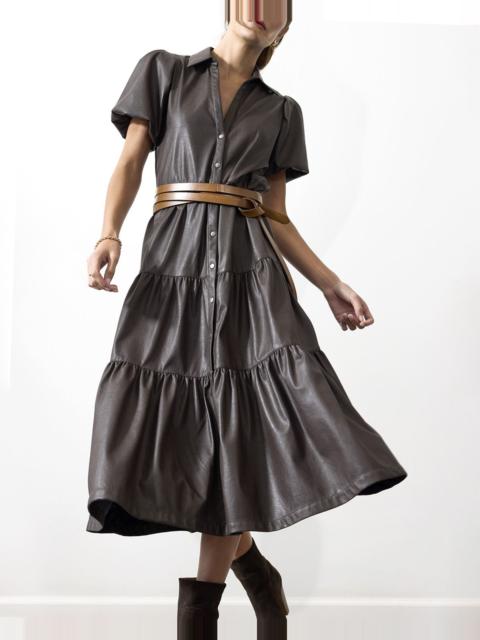 The Havana Vegan Leather Dress