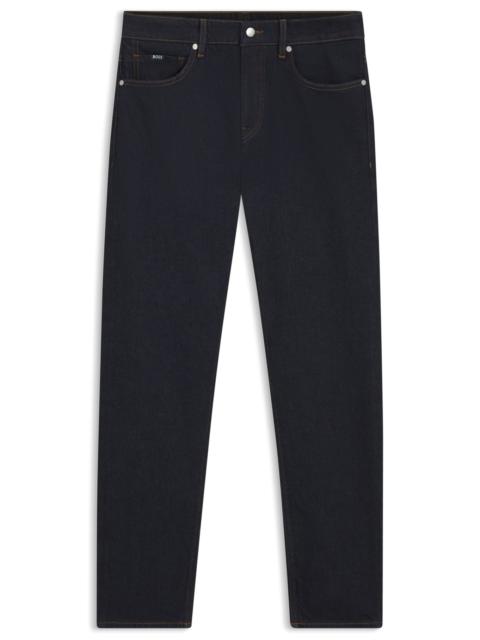 DELAWARE SLIM-FIT JEANS IN DARK-BLUE COMFORT-STRETCH DENIM