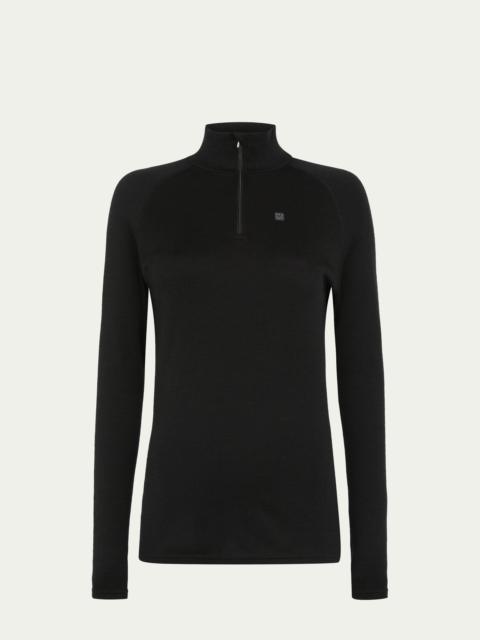 Básar Merino wool zipneck