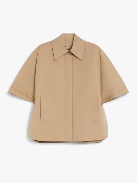 PAROLE Water-repellent gabardine cape
