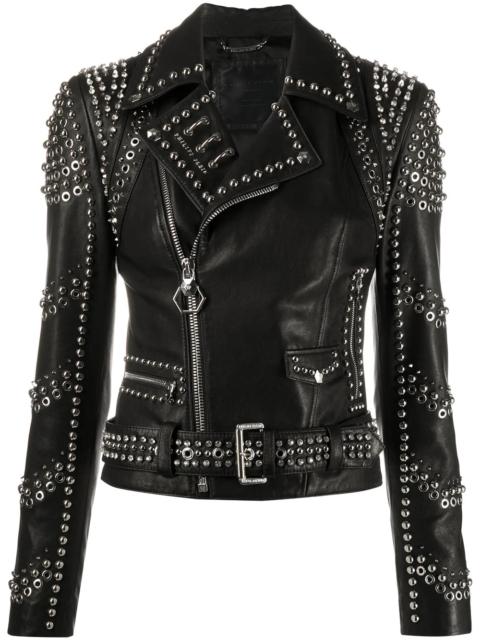 Perfecto spike-stud biker jacket