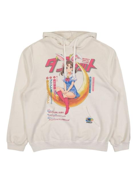 Anime-print hoodie