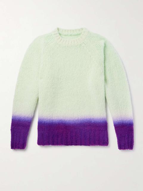Tie-Dyed Wool-Blend Sweater