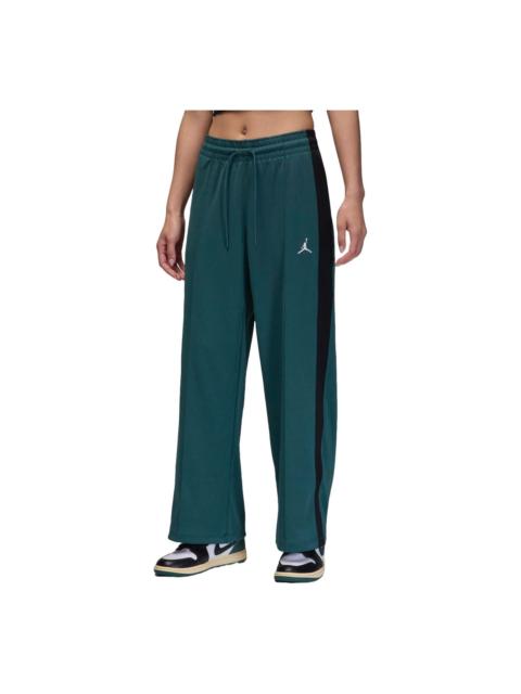 (WMNS) Air Jordan Knit Sweatpants Asia Sizing 'Oxidized Green' FV7102-366