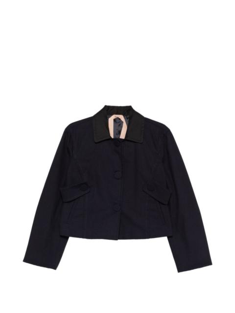 collared button jacket