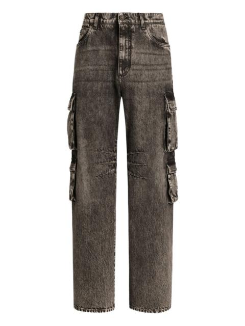 cargo-pocket jeans