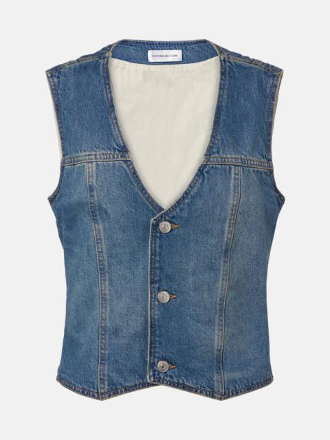 Denim vest
