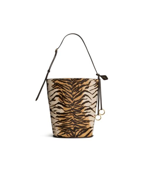 HIP SMALL BUCKET BAG IN HAIRCALF