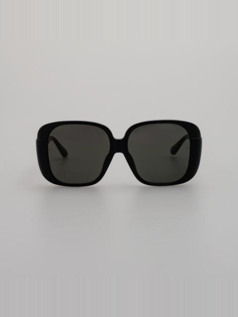 MIMA OVERSIZED SUNGLASSES IN BLACK