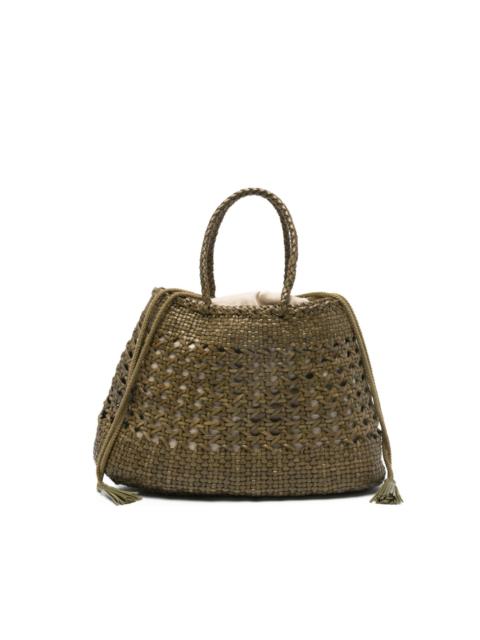 Santa Cano woven braided tote bag