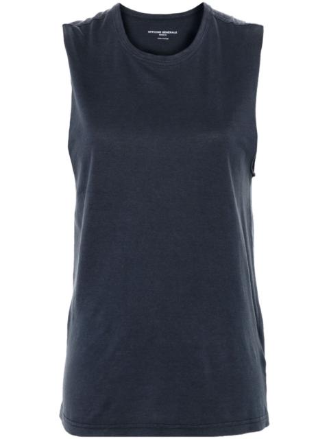 crew-neck tank top