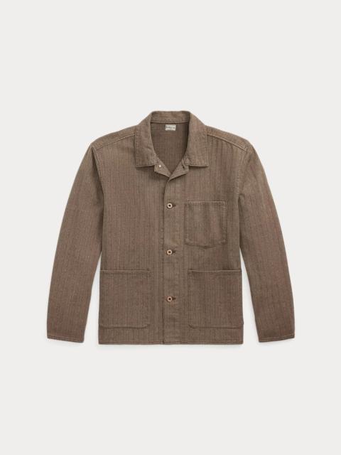 Striped Jaspé Herringbone Jacket