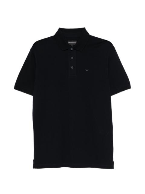 logo-detail polo shirt