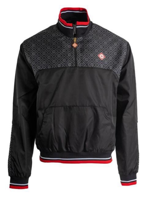 Hybrid panelled track jacket