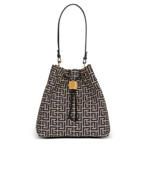 Pulse monogram jacquard backpack