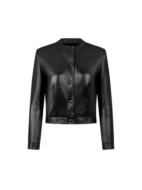 NAPPA LEATHER CARDIGAN JACKET
