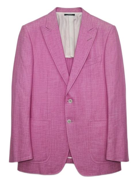 peak-lapel blazer