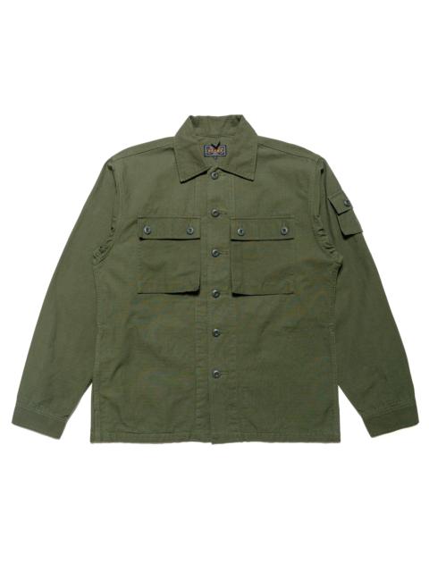 Lost & Found MIL SHT-JAC Cotton Ripstop Olive
