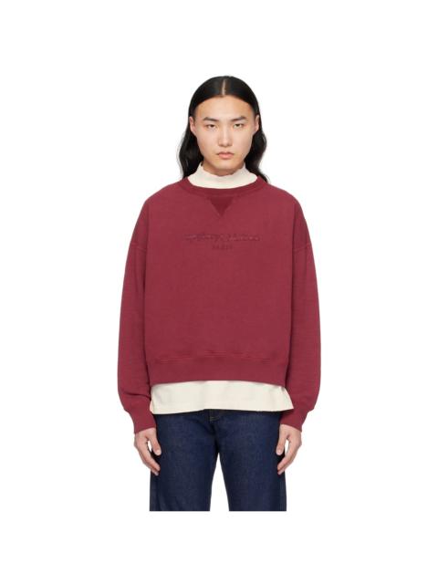 Red Reverse Sweatshirt