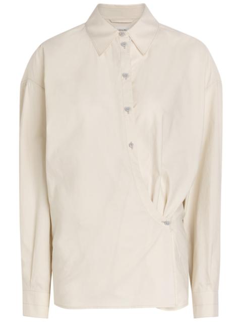 Lemaire Twisted Cotton-blend Poplin Shirt