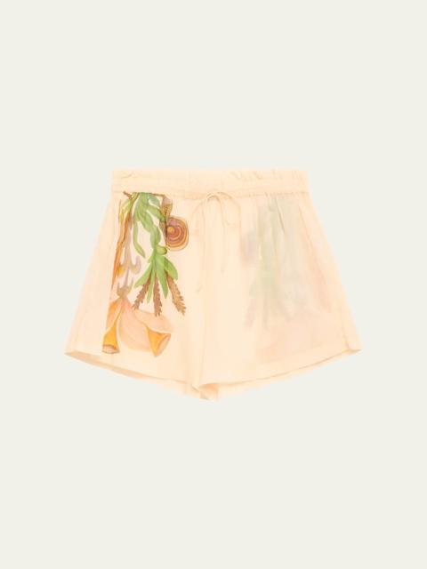 Water Blossoms Bijou Coverup Shorts