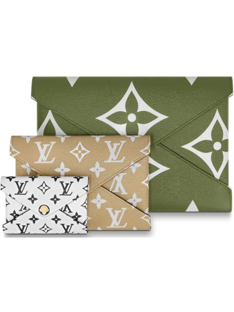 Louis Vuitton Pochette Kirigami Monogram Giant Khaki Green/Beige