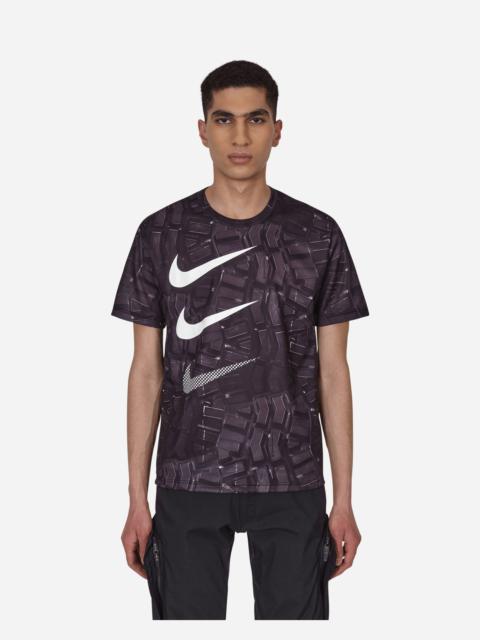 Nike Vertical Triple Tick T-Shirt Black