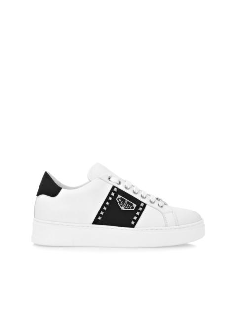 leather hexagon sneakers
