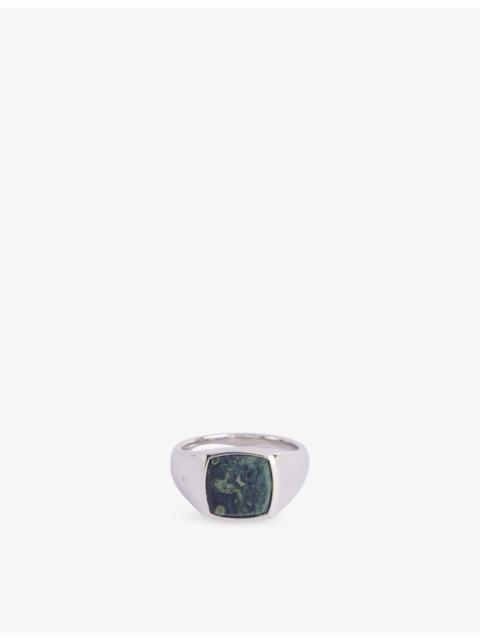 Kay Kambaba Rhodium-Plated Sterling-Silver Ring