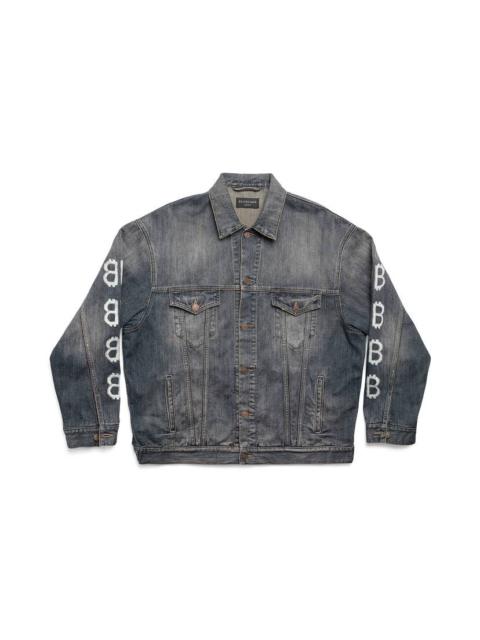 Crypto Large Fit Jacket in Light Blue