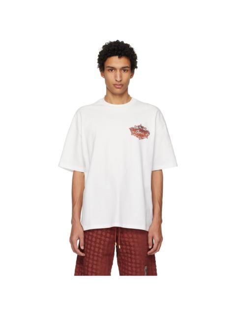 White Chateau Crest Oversized T-shirt