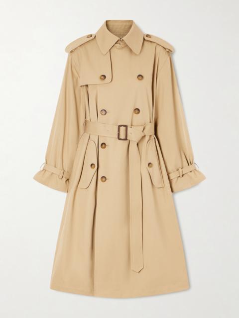 Belted Cotton-gabardine Trench Coat