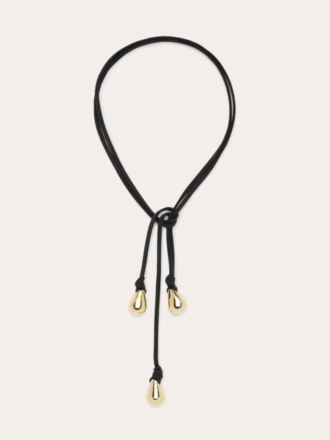 Yara Suede Tie Necklace