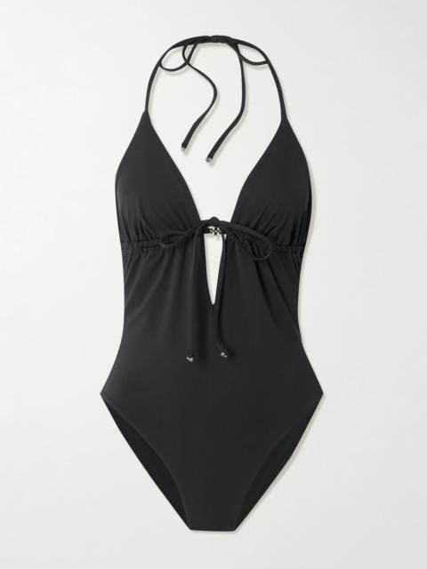 Cutout Halterneck Swimsuit