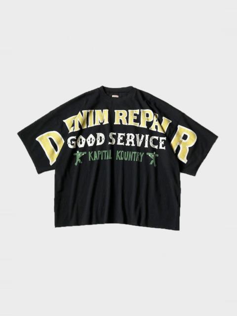 18.5/- Jersey HUGE-T (DENIM REPAIR) - Black