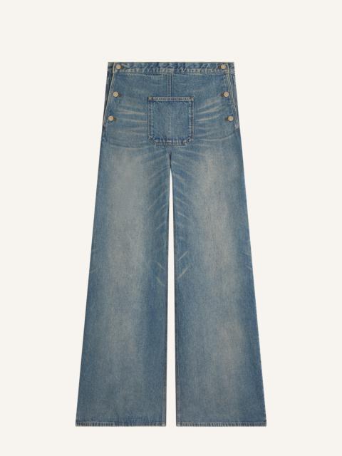 ONE POCKET DENIM BAGGY PANTS