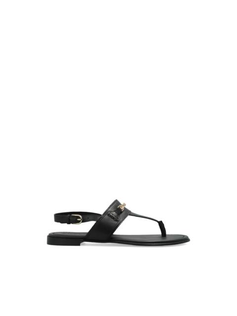 strap leather sandals