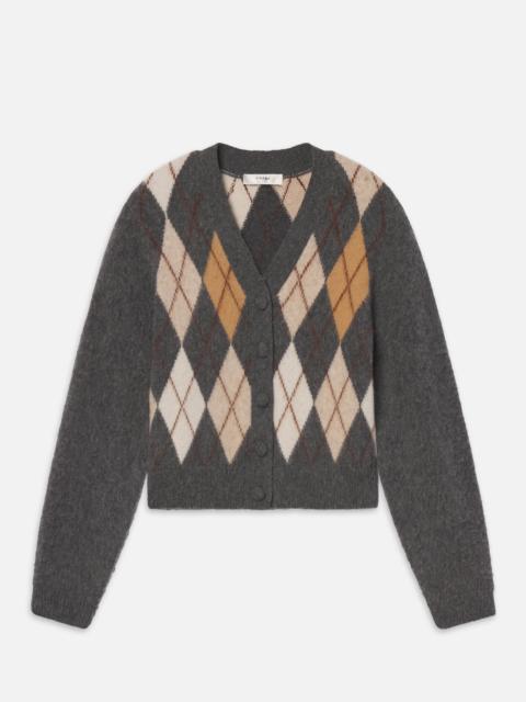 The Brushed Argyle Cardi