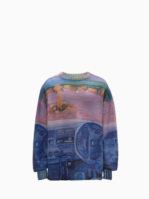 PRINTED SWEATER